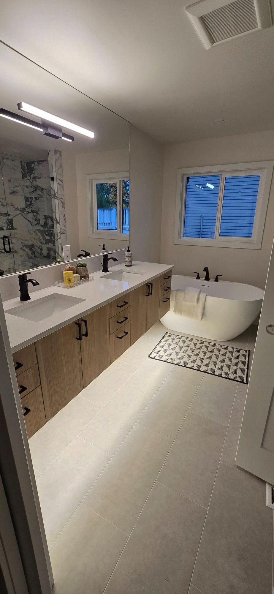 Bathroom remodel lighting